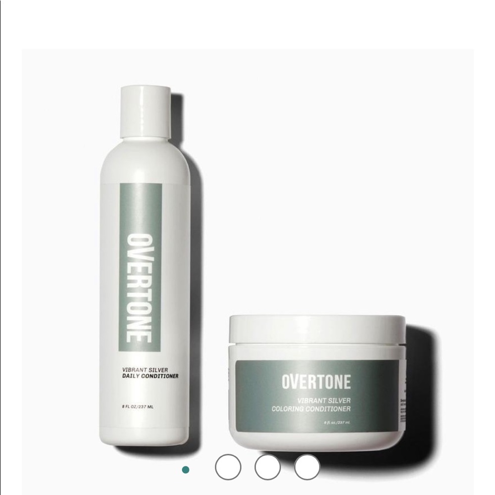 NWT overtone vibrant silver color duo
